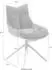 MCA Furniture Parker Esszimmerstuhl Polyester olive/Edelstahl 360° drehbar (2er-Set)