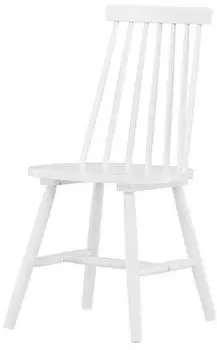 ebuy24 Lönneberga Esszimmerstuhl Holz Weiß 2er-Set (60-29260-360)