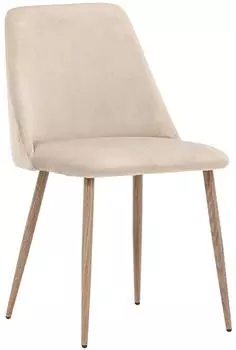 Venture Home Night Esszimmerstuhl Samt Beige, 2er-Set (60-19905-877)