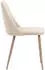 Venture Home Night Esszimmerstuhl Samt Beige, 2er-Set (60-19905-877)