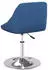 vidaXL Esszimmerstühle Drehbar Blau Samt 4 Stk. (3088762)