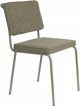 Zuiver Buddy Esszimmerstuhl gepolstert, Metall/Stoff, Olive