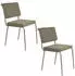 Zuiver Buddy Esszimmerstuhl gepolstert, Metall/Stoff, Olive