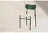 Venture Home Polly Esszimmerstuhl stapelbar, Textil/Holz/Metall, Grün/Natur, 2er Set (7340220833914)