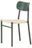 Venture Home Polly Esszimmerstuhl stapelbar, Textil/Holz/Metall, Grün/Natur, 2er Set (7340220833914)