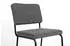 Zuiver Buddy Esszimmerstuhl Metall/Stoff, Schwarz