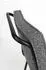 Zuiver Buddy Esszimmerstuhl Metall/Stoff, Schwarz
