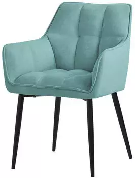 ML-Design Esszimmerstuhl Frottee gepolstert, Petrol