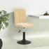 vidaXL Esszimmerstühle 4er-Set Drehbar Samt Creme (3089288)