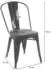 MCW Stuhl A73 Holz-Sitzfläche stapelbar, Metall, weiß (MCW-A73)