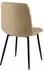 CLP Tilde 2er Set Esszimmerstühle gepolstert Stoff Taupe (326899)