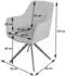 MCW Esszimmerstuhl MCW-L80 2er-Set, drehbar, Textil, hellgrau (MCW-L80)