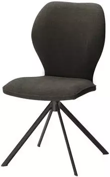 Niehoff Colorado Schalenstuhl Eisengestell Webstoff Grau