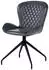 Massivmoebel24 Iron Label 512 Stuhl Echtleder Büffel Blau 61x52x86cm (09-151-890-5012)