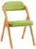 SoBuy Klappstuhl Grün Holz 47x93x8 cm Esszimmer Stühle Klappstühle