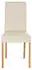 Home Affaire Bologna 4-Fußstuhl Massivholz, beige (36533761-0)