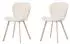 Venture Home Lilja Esszimmerstuhl Beige Metall/Textil 2er-Pack (60-62063-112)