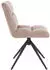 Home Deluxe NODA Esszimmerstuhl 360° drehbar Samt Hellbraun 4er-Set