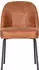 Woood Stockholm Polsterstuhl 100% Polyester cognac/schwarz (12168612-0)