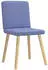 vidaXL Essstühle 6er-Set, Stoff, Jeansblau