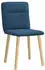 vidaXL Esszimmerstühle 2 Stk. Stoff Blau (4101228)