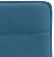 vidaXL Esszimmerst&uuml;hle 2 Stk. Blau Samt