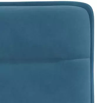 vidaXL Esszimmerst&uuml;hle 2er-Set Samt Blau (4101219)