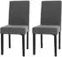 MCW Littau Esszimmerstuhl Cord Hochlehner, dunkelgrau, 2er-Set (Littau-C-2)