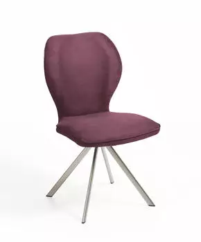 Niehoff Colorado Trend-Line Design-Stuhl Edelstahlgestell, Polyester, rot