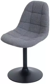 MCW Esszimmerstuhl A60 Boucl&eacute; 450g/m&sup2; drehbar, dunkelgrau (MCW-A60)
