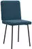 vidaXL Esszimmerstühle 4 Stk. Blau Samt (3315243)