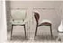 CLP Enid Besucherstuhl 2er-Set, Kunstleder, Nussbaum/Creme (CLP 326808)