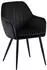 CLP Cheryl Esszimmerstuhl Samt Metall, Schwarz, max. 150kg (325941)