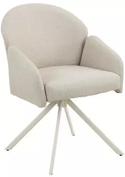 Harper HARMONY Armlehnstuhl Stoff beige, drehbar, 56.5x84x61cm