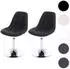 MCW Esszimmerstuhl A60 2er-Set drehbar 360° Textil dunkelgrau (MCW-A60)