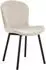 Actona Esra Esszimmerstuhl Beige, Metall/Textil, 2er Set (5713941374622)