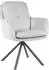 Hela PARMA S Armlehnstuhl 2er-Set Samtvelour 360° drehbar, hellgrau