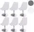 MCW Vaasa T501 Drehstuhl 6er-Set, höhenverstellbar, Kunstleder, Weiß (T501)