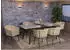 MCW Esszimmerstuhl N38 2er-Set Aluminium, Seilgeflecht, creme/hellbraun (MCW-N38)