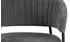 ebuy24 Ann Esszimmerstuhl mit Armlehnen, Chenille, Dunkelgrau, Metallbeine (Ann)