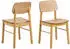 Actona Barlow Esszimmerstuhl Holz Eiche, 2er-Set (5713941371867)