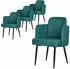 ML-Design Esszimmerstuhl mit Armlehne Polster Petrol 4er-Set (490018570)
