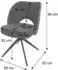 MCW N72 Esszimmerstuhl 6er-Set, Textil (420g/m²), drehbar, grün (HWC-N72)