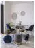 House Nordic Geneve Esszimmerstuhl Samt, Blau, Messingoptik Beine, 2er-Set (Geneve)