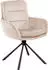 SalesFever Pizzo Armlehnstuhl Cord-Optik beige 360° Drehfunktion (368930)