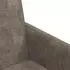 vidaXL Esszimmerstühle mit Rollen 2er-Set Dunkelgrau 57x66x94cm (42017827)