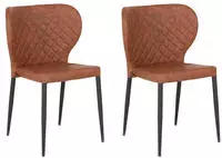 Pisa Esszimmerstuhl Braun, Schwarz.