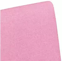vidaXL Esszimmerst&uuml;hle mit Rollen 2 pcs Rosa 57 x 66 x 94 cm Stoff