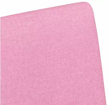 vidaXL Esszimmerst&uuml;hle mit Rollen 2er-Set Rosa Stoff 57x66x94cm (42017816)