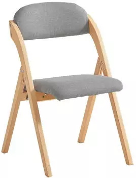 SoBuy Klappstuhl Grau Holz 47x93x8 cm Esszimmer St&uuml;hle Klappst&uuml;hle